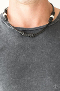 Paparazzi Accessories River Rover - Black Necklace 