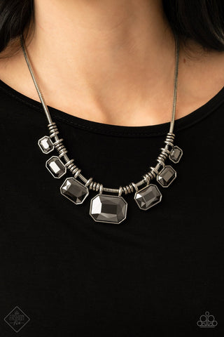 Paparazzi Accessories Urban Extravagance - Silver Necklace & Earrings 