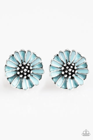 Paparazzi Accessories Whimsical Wisteria - Blue Post Earrings 