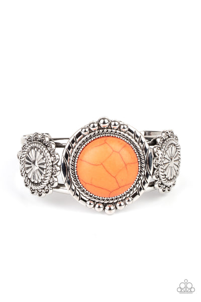 Paparazzi Accessories Mojave Motif - Orange Bracelet 