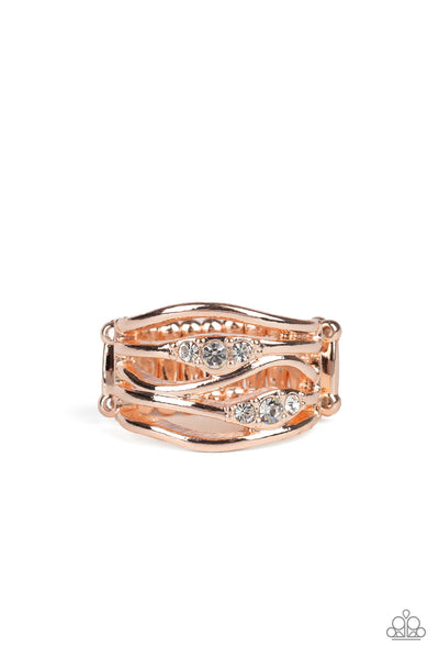 Paparazzi Accessories Cash Dash - Rose Gold Ring