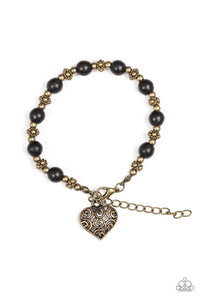 Paparazzi Accessories Desert Heartthrob - Brass Bracelet 