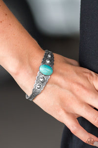 Paparazzi Accessories Desert Escapade - Blue Bracelet 