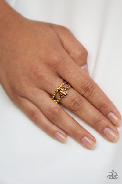 Paparazzi Accessories GLOW Me Away - Copper Ring