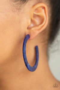 Paparazzi Accessories HAUTE Tamale - Blue Earrings 