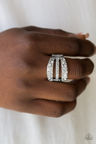 Paparazzi Accessories Stacks On Stacks On Stacks - White Ring