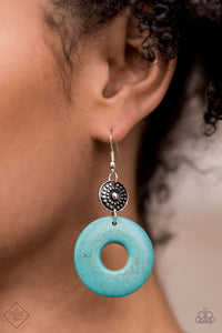 Paparazzi Accessories Earthy Epicenter - Blue Earrings 