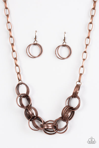 Paparazzi Necklace Statement Made - Copper