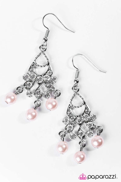 Paparazzi Accessories Par Excellence - Pink Earrings 