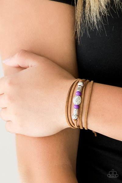 Paparazzi Accessories Clear A Path - Purple Bracelet 