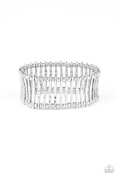 Paparazzi Accessories Rustic Rebellion - Silver Bracelet 