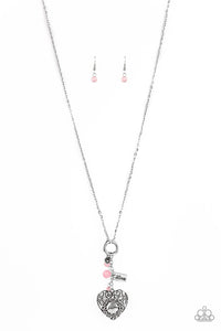 Paparazzi Accessories Mom Hustle - Pink Necklace & Earrings 