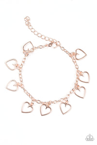 Paparazzi Accessories Best Of My Love - Rose Gold Bracelet 