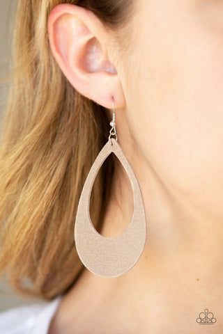 Paparazzi Accessories - What a Natural - Brown Earrings