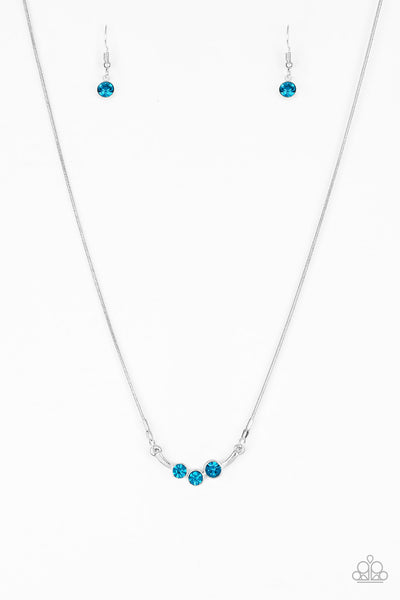 Paparazzi Accessories Sparkling Stargazer - Blue Necklace & Earrings 