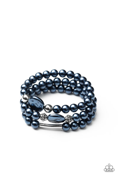 Paparazzi Accessories Exquisitely Elegant - Blue Bracelet