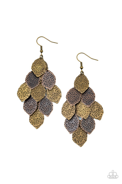 Paparazzi Accessories Loud and Leafy - Multi Earrings