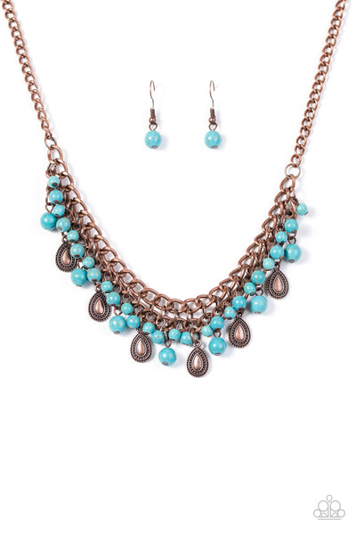 Paparazzi Accessories PRIMAL Donna - Copper Necklace 