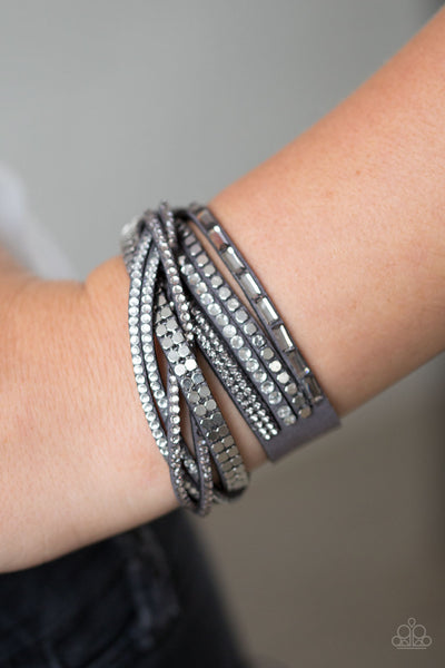 Paparazzi Accessories I Came To Slay - Silver Bracelet 