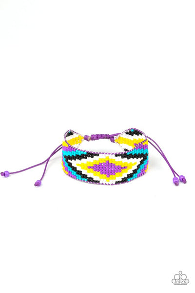 Paparazzi Accessories Beautifully Badlands - Purple Bracelet 