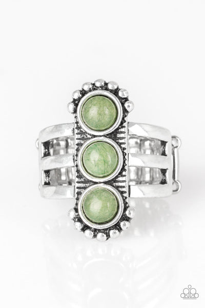 Paparazzi Accessories Rio Trio - Green Ring