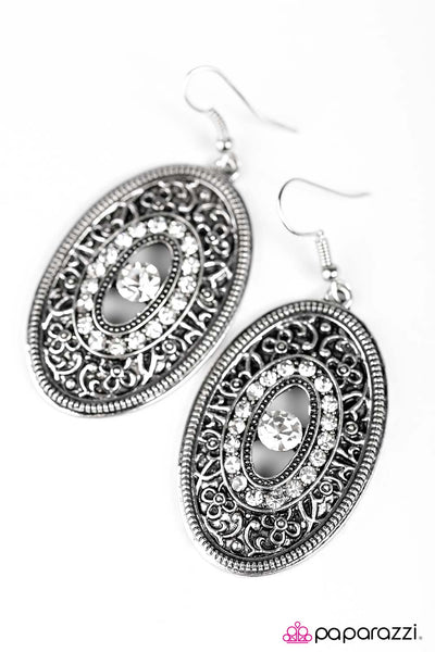 Paparazzi Accessories After Ever After - White Earrings 