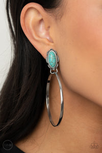 Paparazzi Accessories At Long LASSO - Blue Earrings 