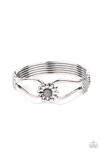 Paparazzi Accessories Let A Hundred SUNFLOWERS Bloom - Silver Bracelet