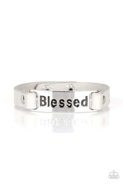 Paparazzi Accessories Count Your Blessings - Silver Bracelet 