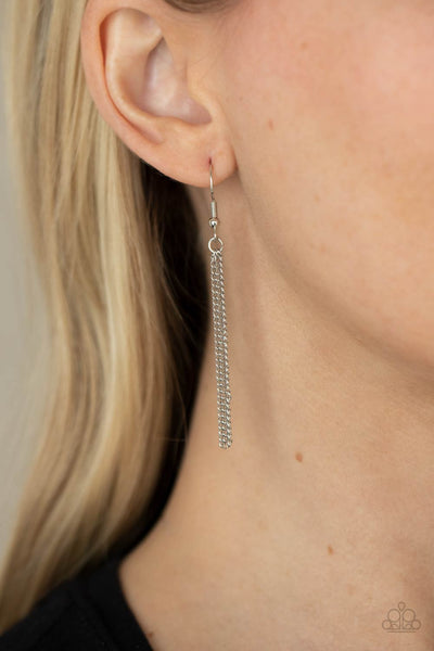 Paparazzi Accessories Hold On To Hope - Silver Necklace & Earrings