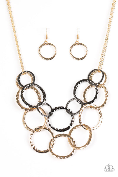 Paparazzi Accessories Radiant Ringmaster - Multi Necklace & Earrings 