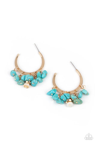 Paparazzi Accessories Gorgeously Grounding - Gold Earrings