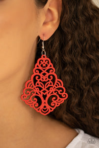 Paparazzi Accessories Powers of ZEN - Red Earring