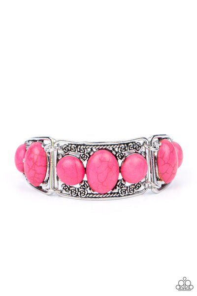 Paparazzi Accessories Southern Splendor - Pink Bracelet 