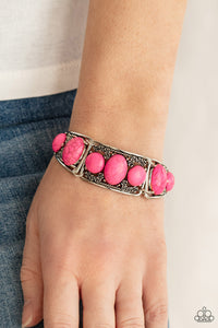 Paparazzi Accessories Southern Splendor - Pink Bracelet 