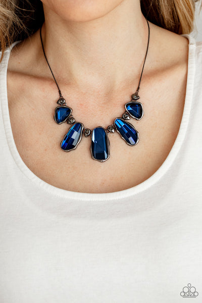 Paparazzi Accessories Cosmic Cocktail - Blue Necklace & Earrings