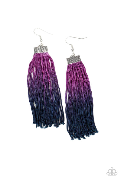 Paparazzi Accessories Dual Immersion - Purple Earrings 
