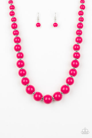 Paparazzi Accessories Everyday Eye Candy - Pink Necklace & Earrings 