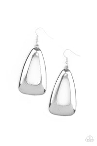 Paparazzi Accessories Irresistibly Industrial - Silver Earrings
