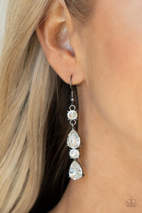Paparazzi Accessories Raise Your Glass to Glamorous - Black Earrings