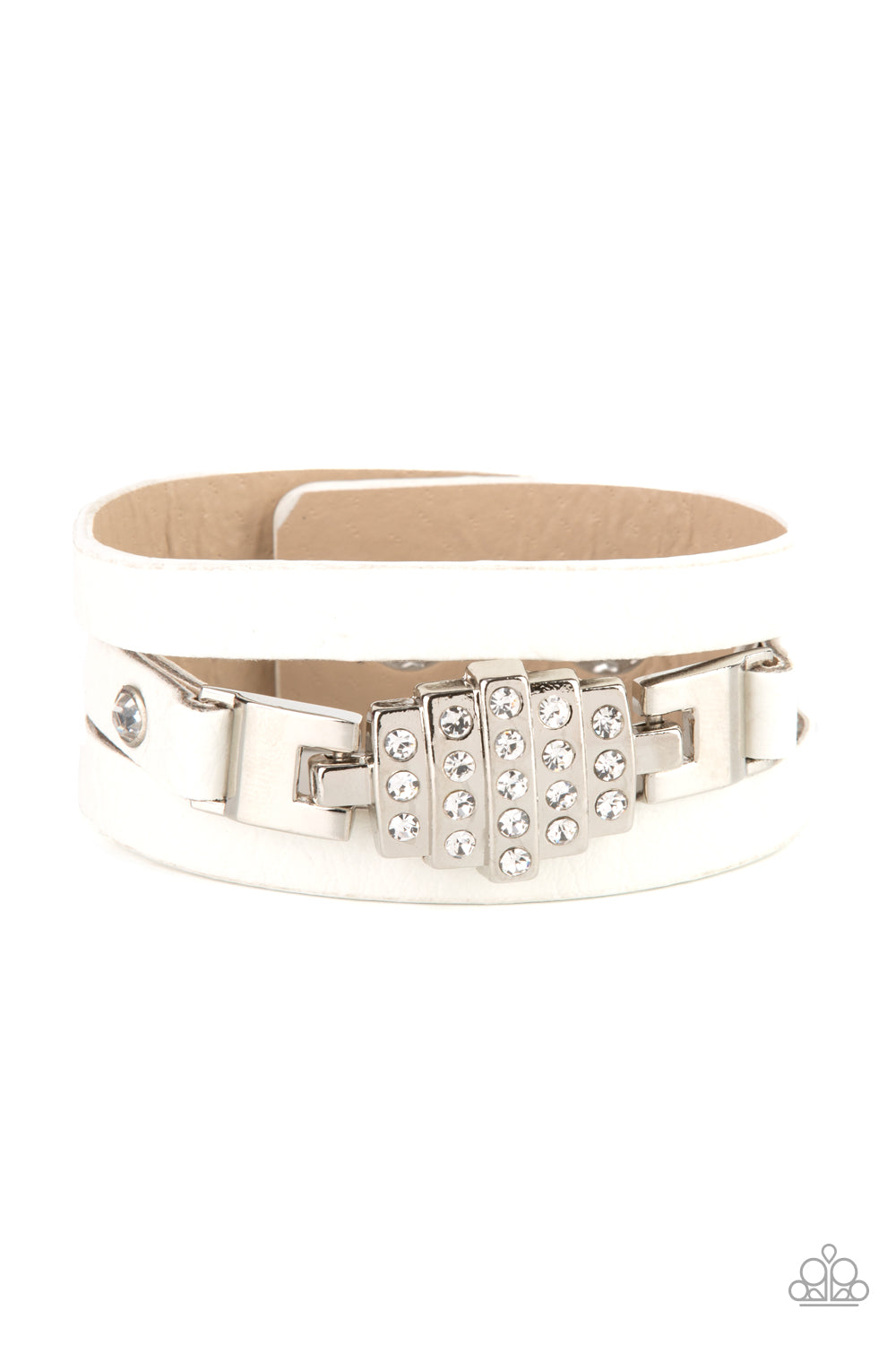 Paparazzi Accessories Ultra Urban - White Bracelet