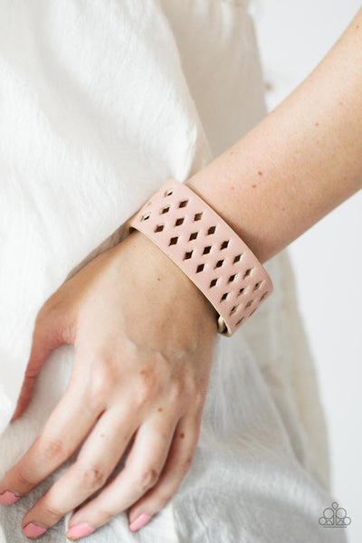 Paparazzi Accessories Glamp Champ - Pink Bracelet
