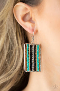 Paparazzi Accessories Beadwork Wonder - Black Earrings