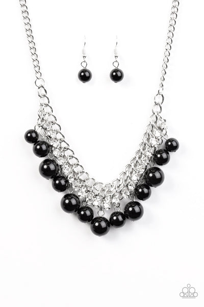 Paparazzi Accessories Box Office Bombshell - Black Necklace & 