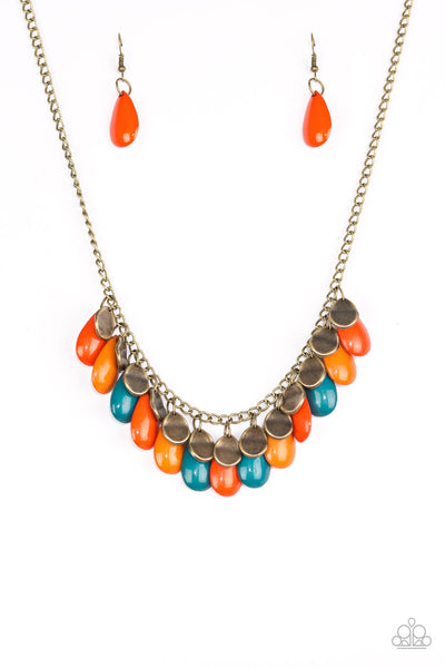 Paparazzi Accessories Tropical Storm - Multi Necklace & Earrings 