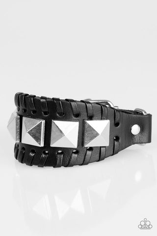 Paparazzi Accessories Riders Rally - Black Bracelet 