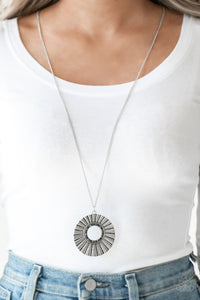 Paparazzi Accessories Chicly Centered - Multi Necklace & Earrings 