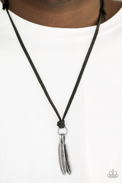 Paparazzi Accessories Eagerly Eagle - Black Necklace 