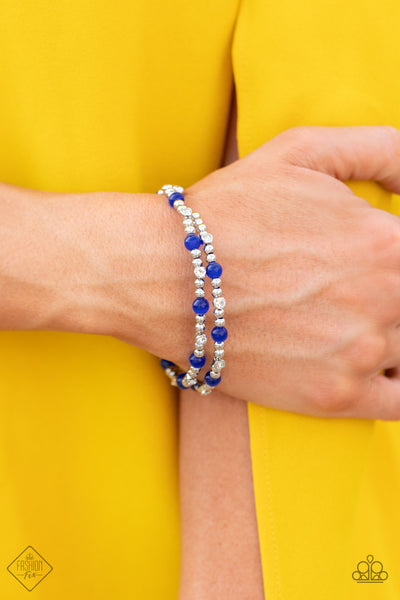 Paparazzi Accessories Ethereally Entangled Blue Bracelet 