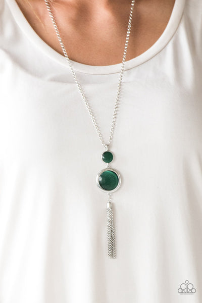 Paparazzi Accessories Have Some Common SENSEI - Green Necklace & Earrings 